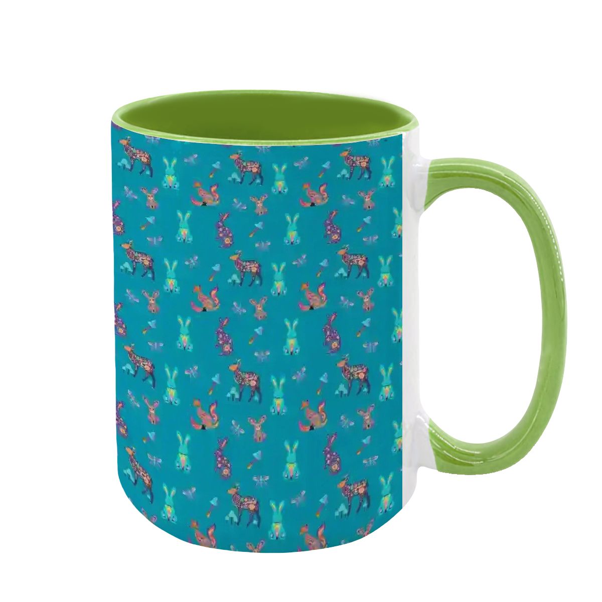 "Woodland Parade" 15oz Mug - Rabbit Haven