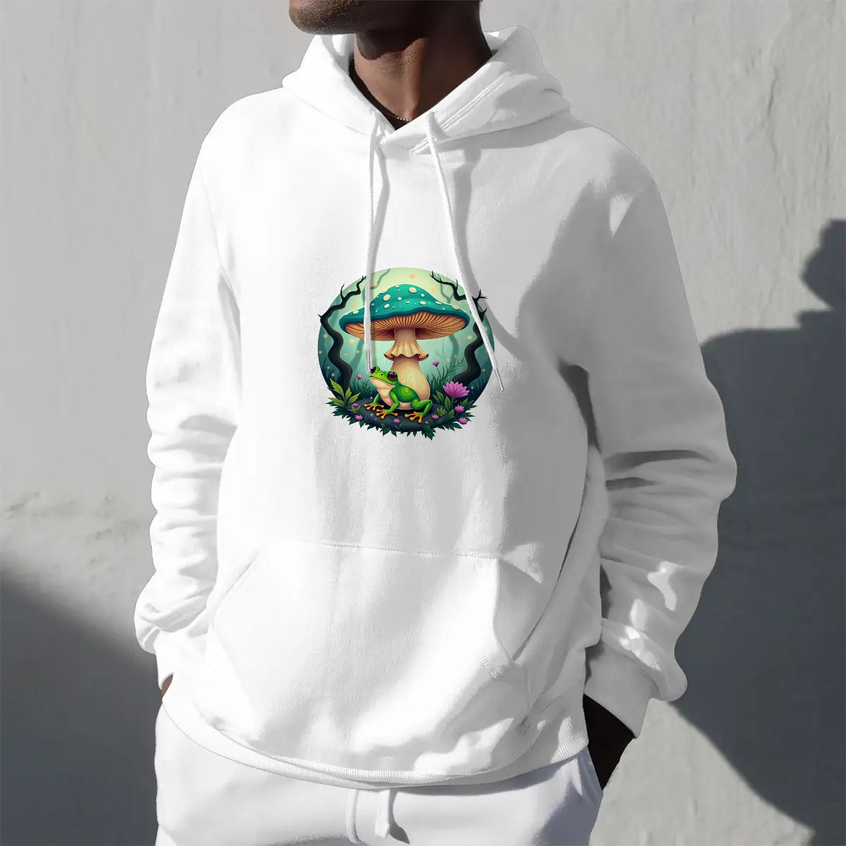 "Cap Guardian" Adult Hoodie Double-Sided Design - Rabbit Haven