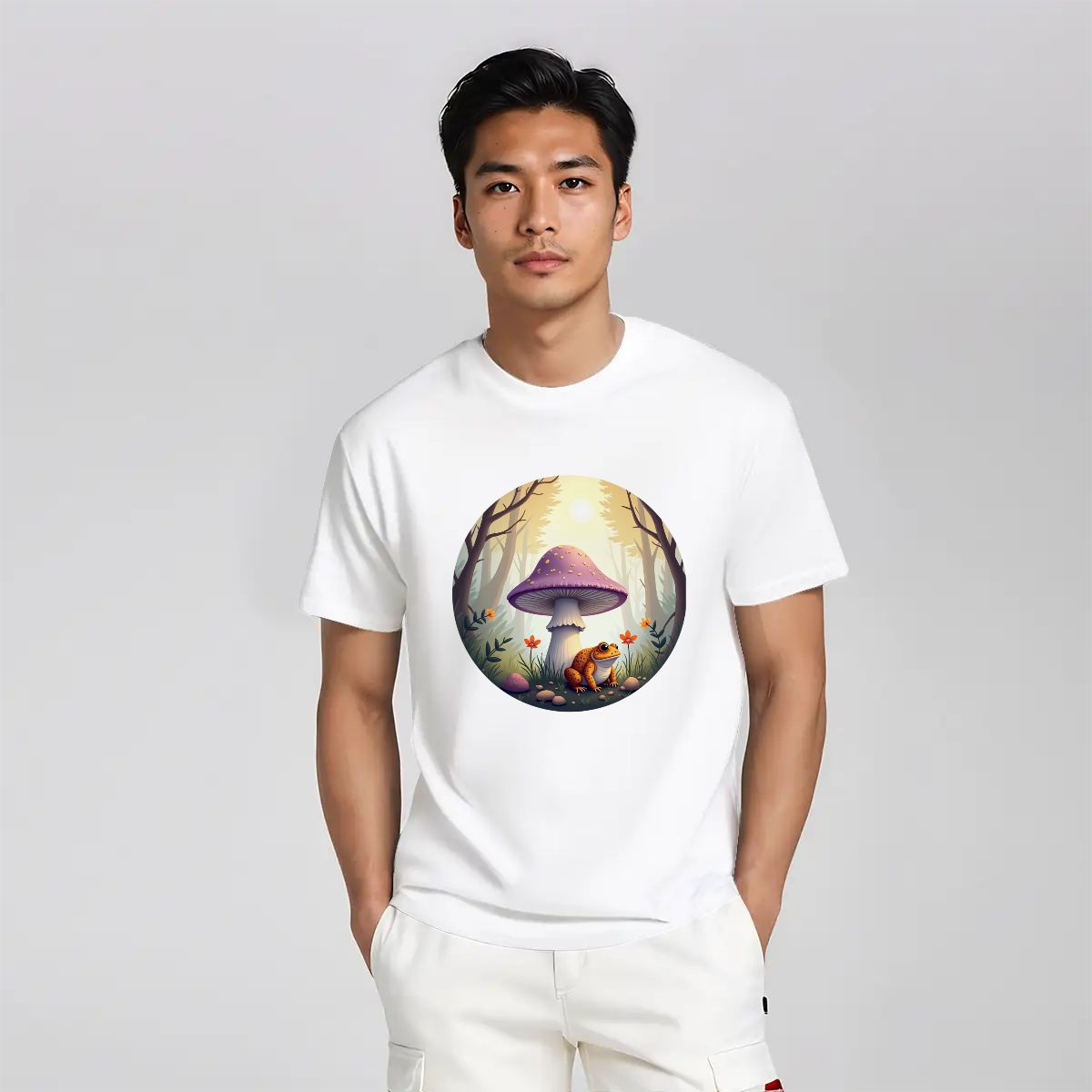 "Toadstool Dreams" Mushroom & Toad T-Shirt - Rabbit Haven