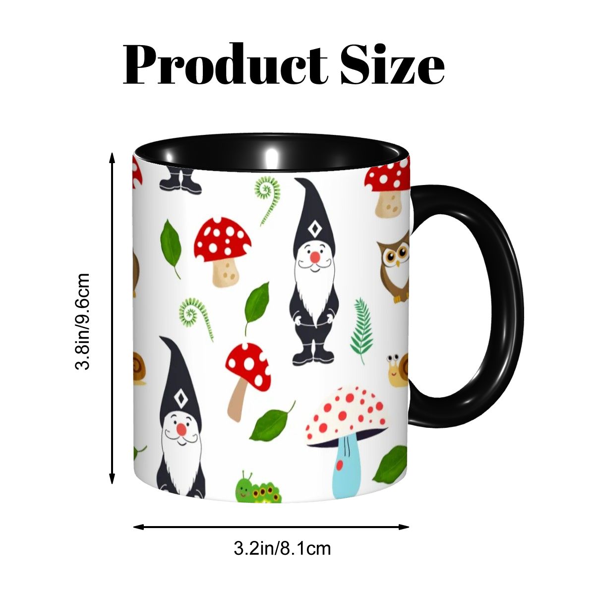 "Woodland Magic" 11oz Gnome Mug - Rabbit Haven