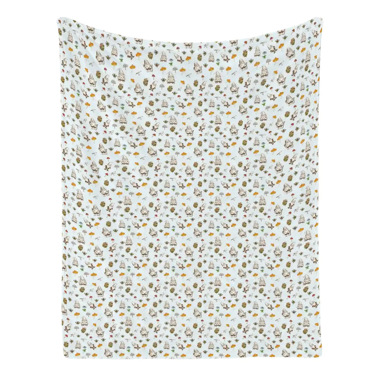 "Forest Folk" Light Blue Blankets - Rabbit Haven
