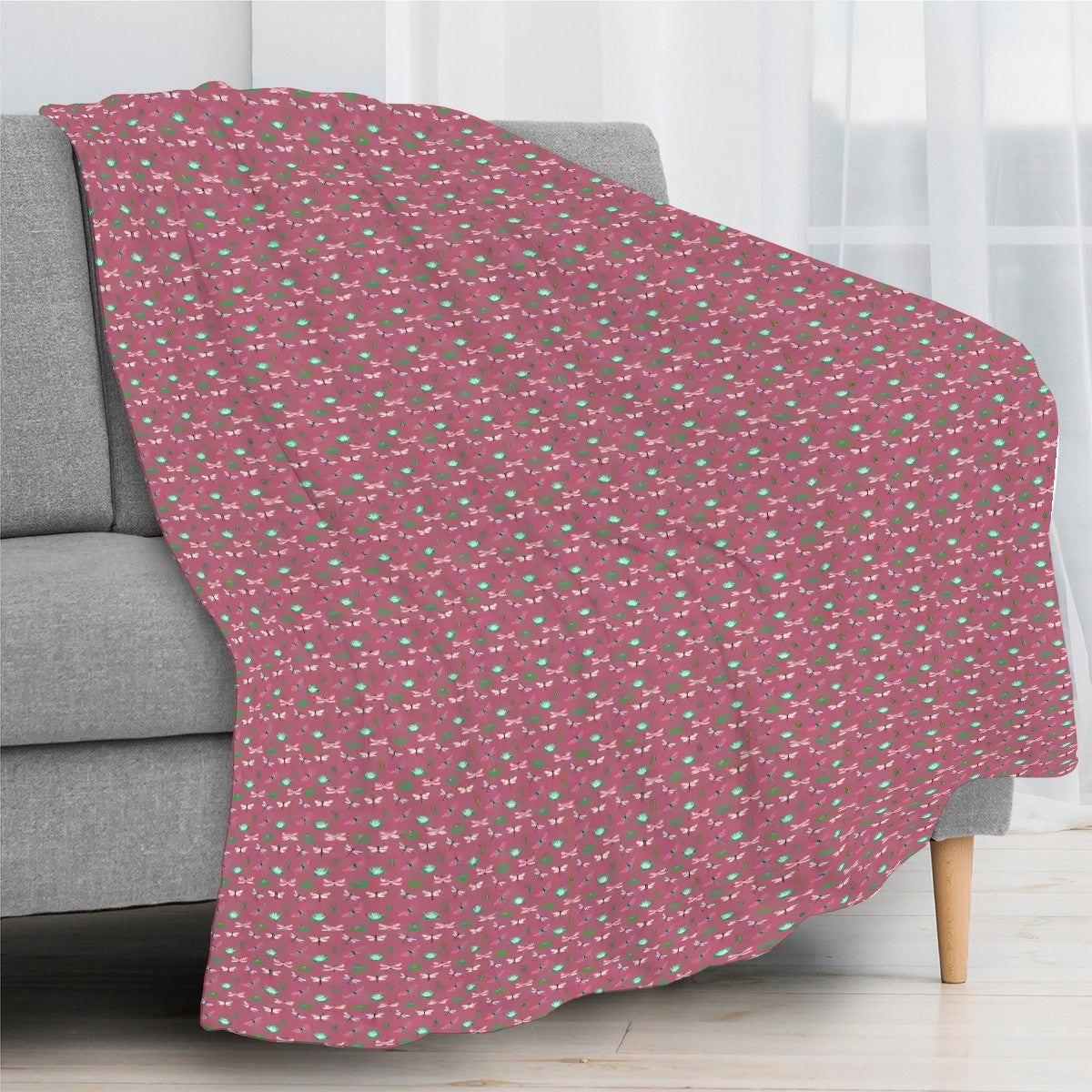 "Dragonfly Waltz" Blankets - Rabbit Haven