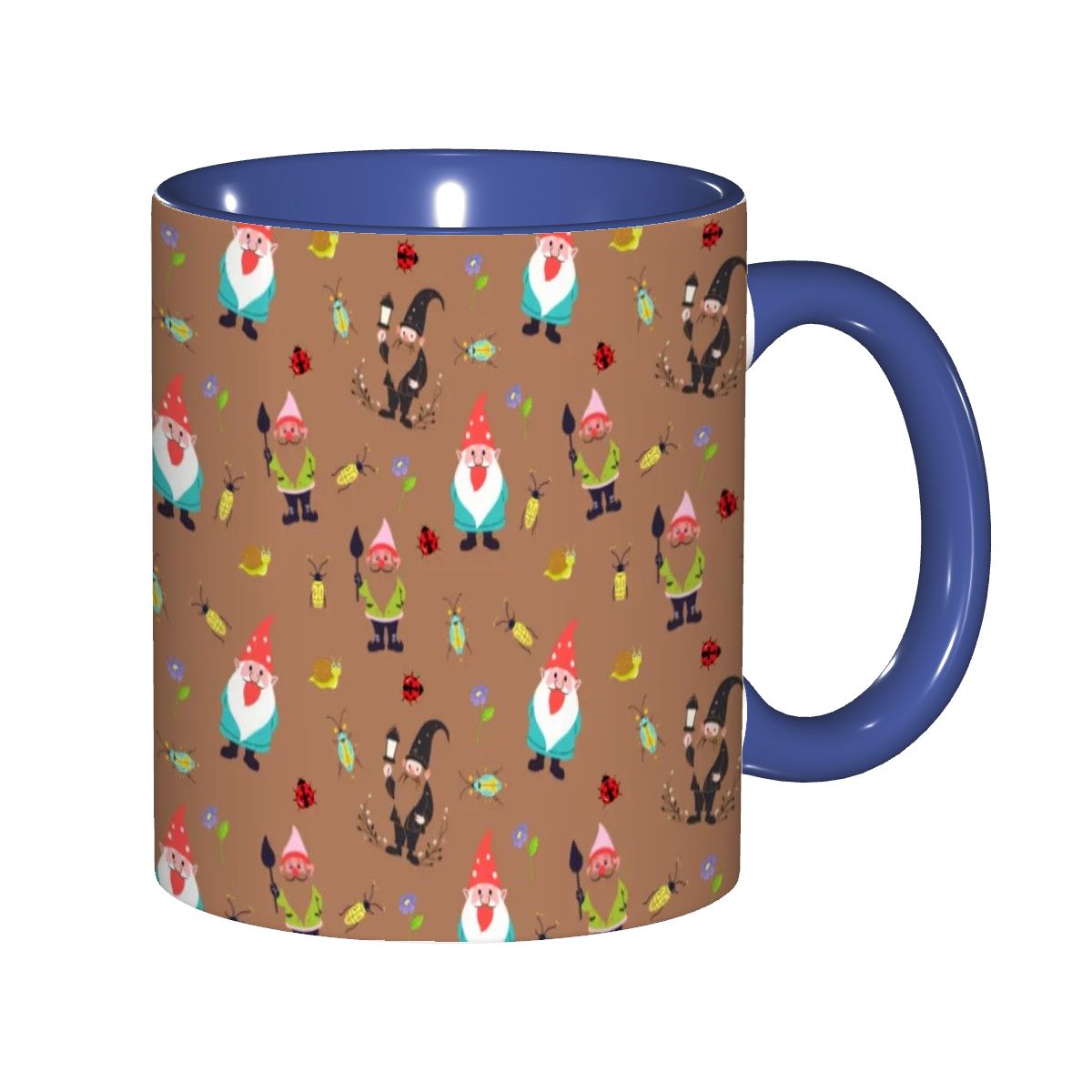 "Gnome Trails, Brown" 11oz Mug - Rabbit Haven