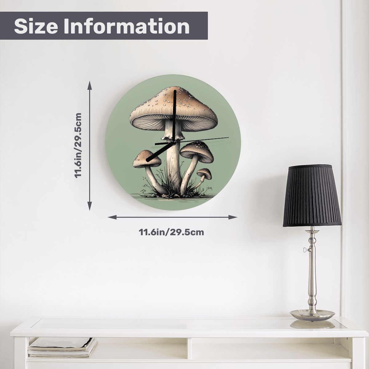 "Forest Cluster" Woodland Wall Clock