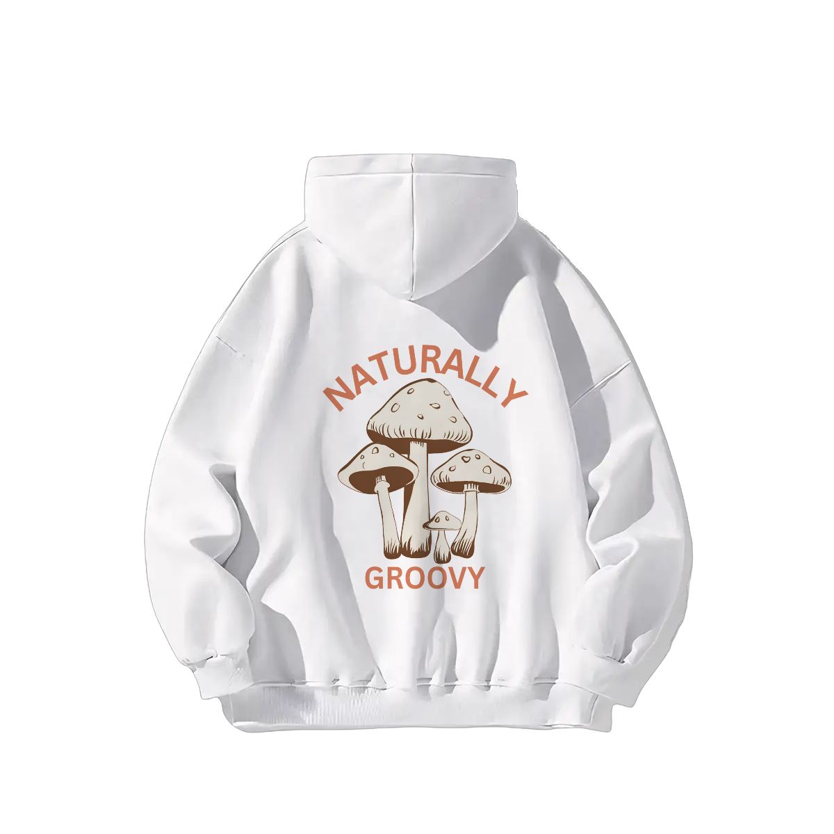 "Naturally Groovy Design #2" Adult Hoodie Double-Sided Design - Rabbit Haven