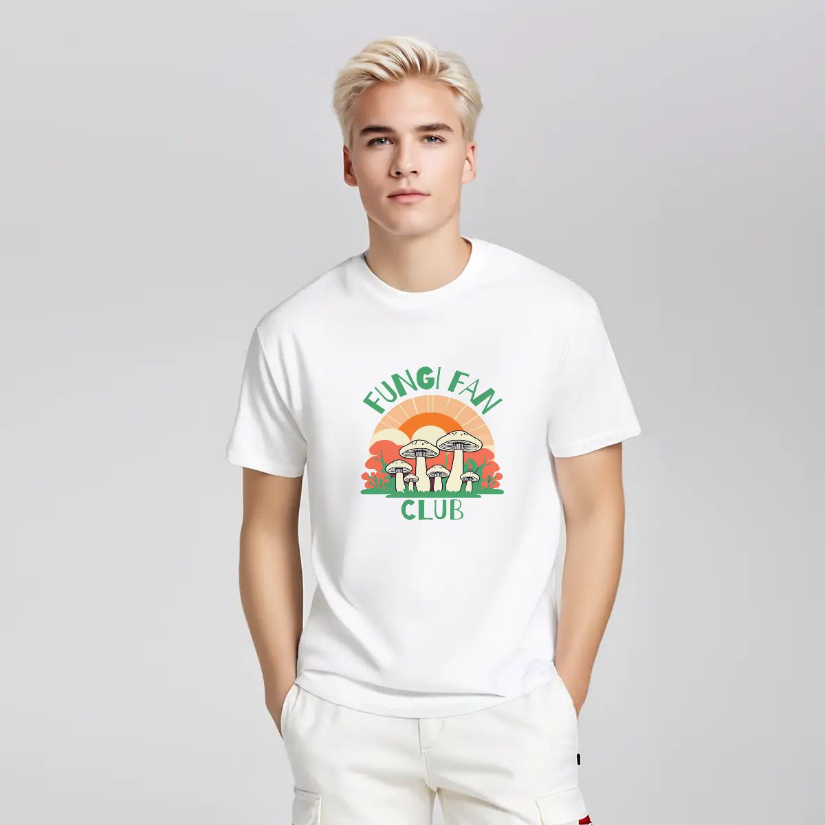 "Fungi Fan Club" Mushroom T-Shirt - Rabbit Haven