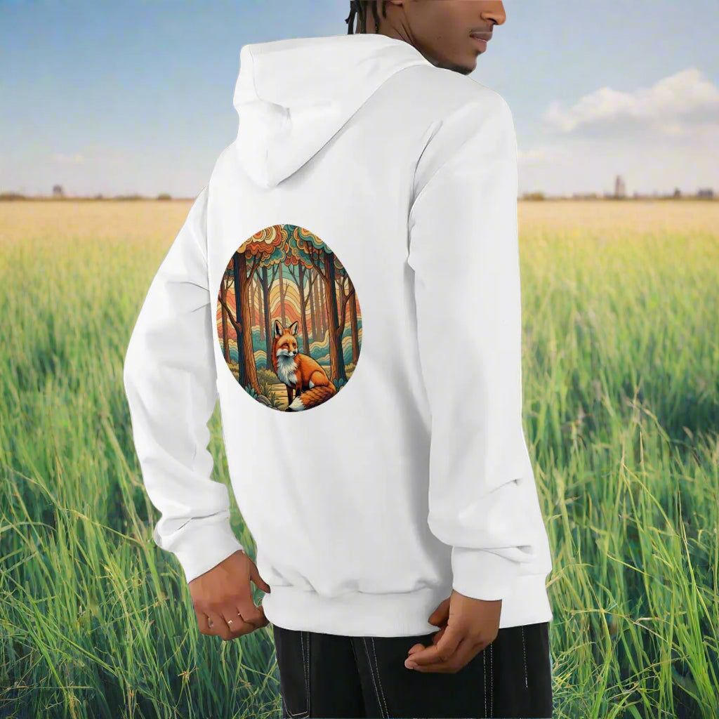 "Sunset Scout" Adult Hoodie Double-Sided Design - Rabbit Haven