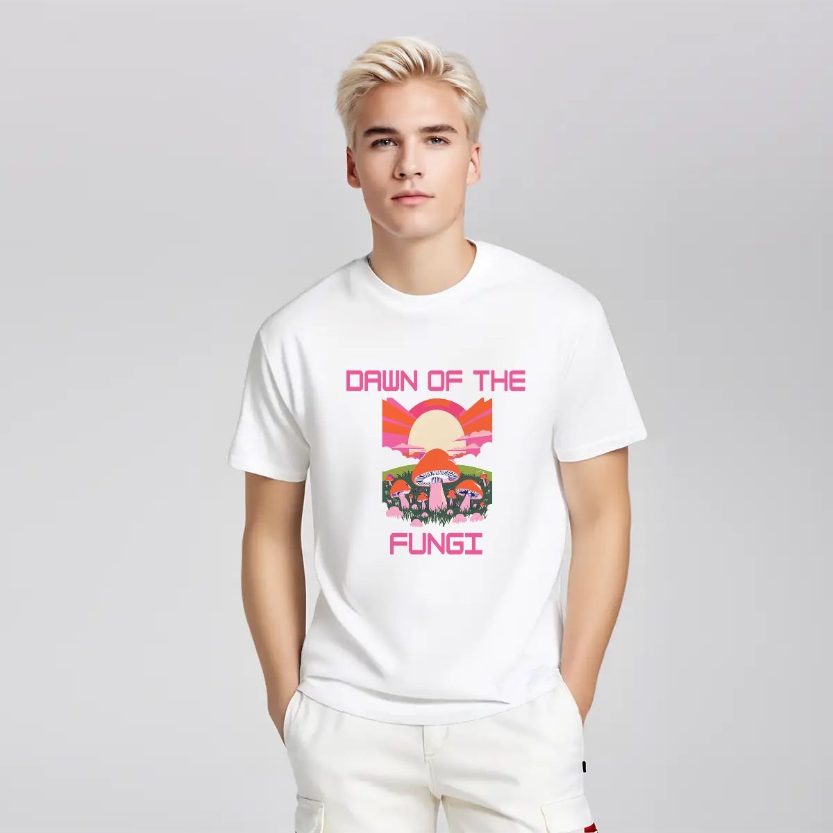 "Dawn of the Fungi" Mushroom T-Shirt - Rabbit Haven