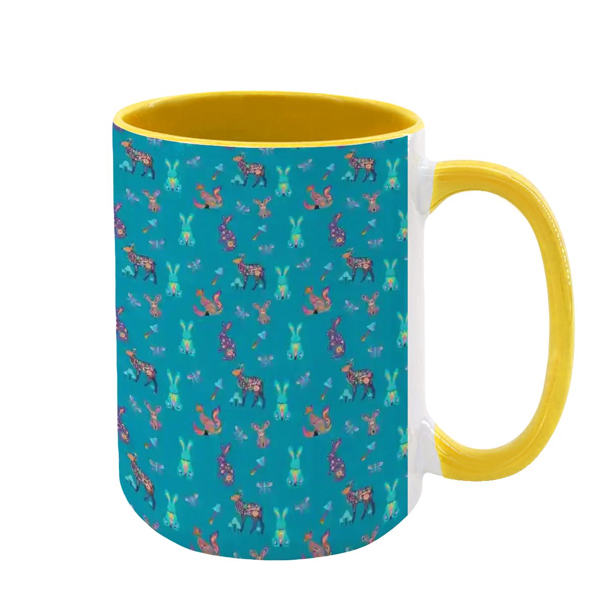 "Woodland Parade" 15oz Mug - Rabbit Haven