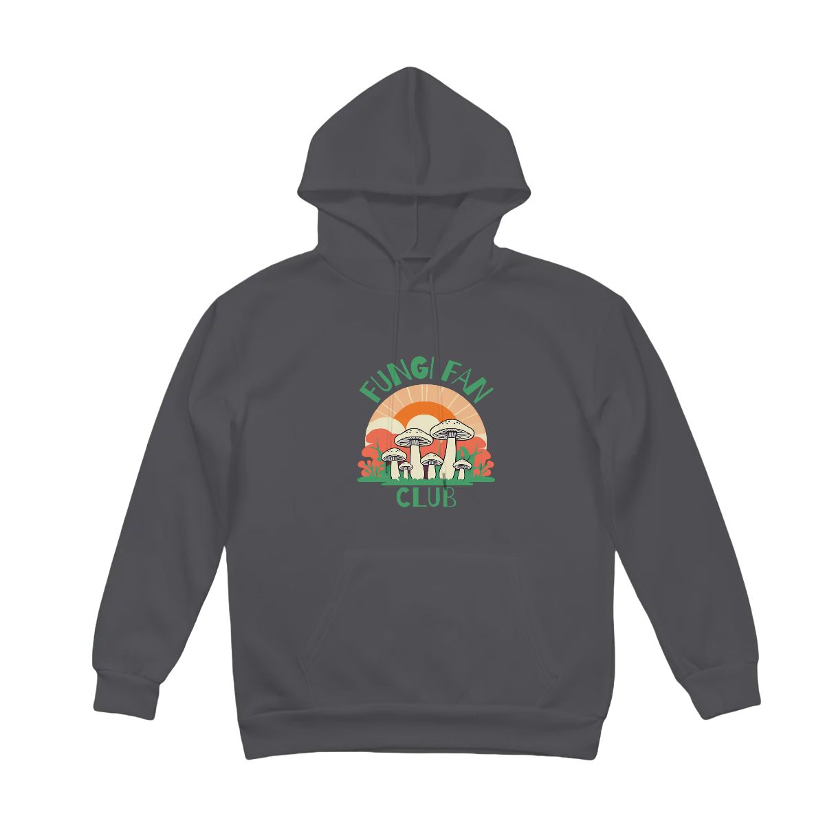 "Fungi Fan Club" Adult Mushroom Hoodie - Rabbit Haven