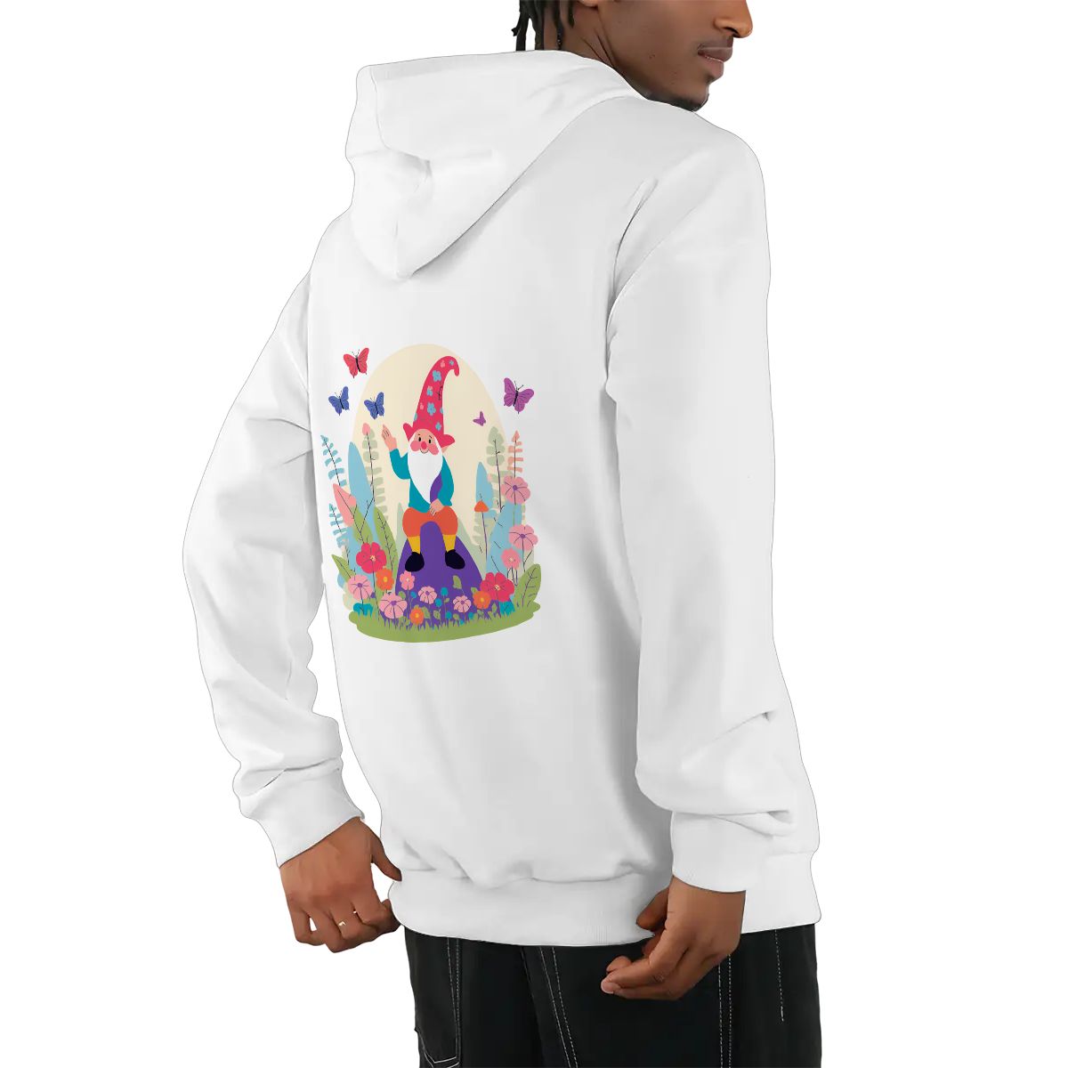 "Garden Keeper" Adult Hoodie Double-Sided Design - Rabbit Haven