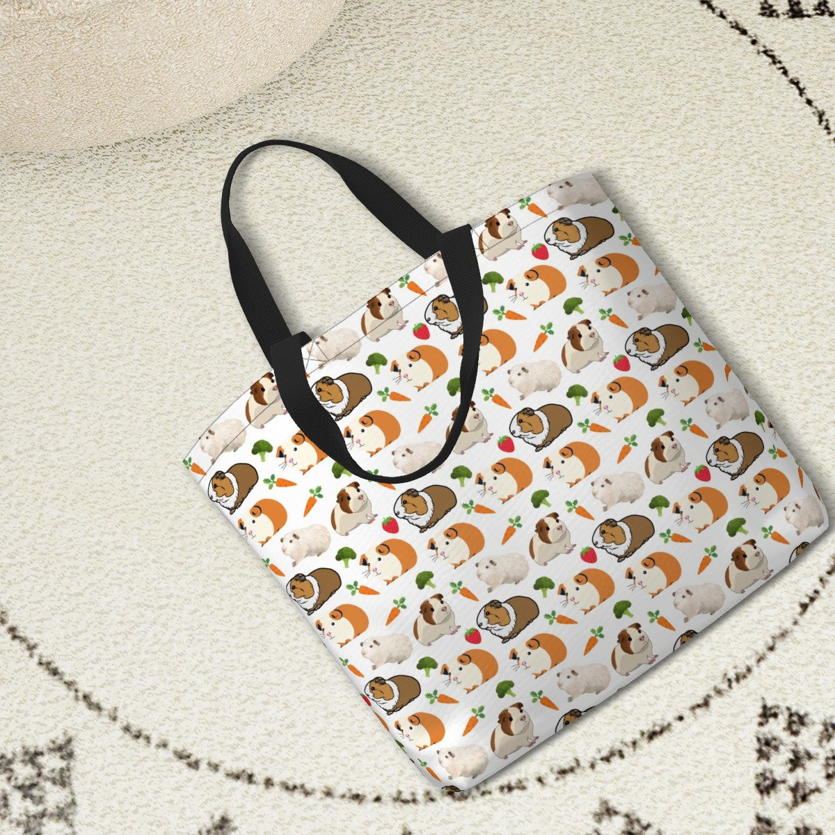 "Cavy Crew" Shoulder Bag – Cute Guinea Pig Pattern Shoulder Bag for Animal Lovers