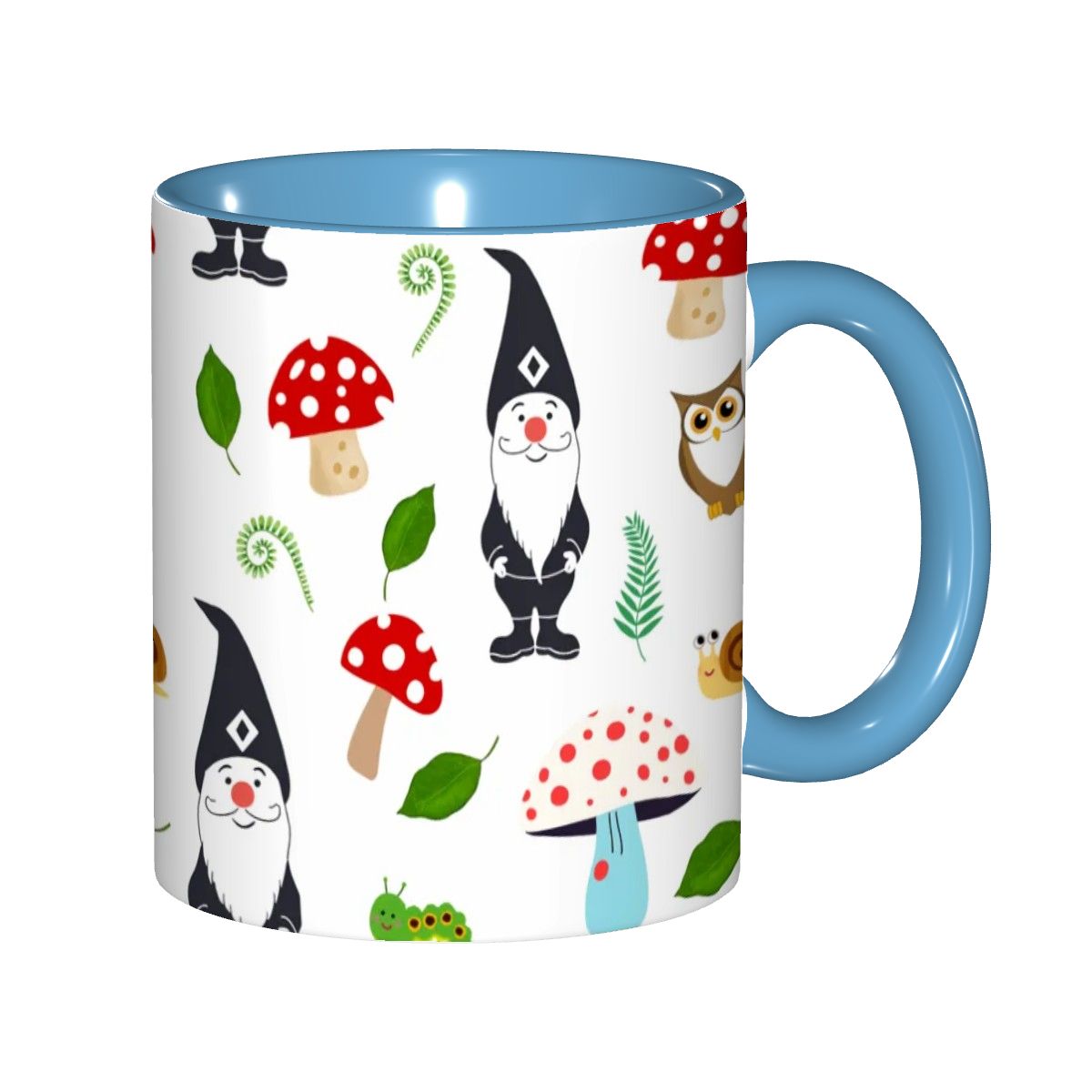 "Woodland Magic" 11oz Gnome Mug - Rabbit Haven