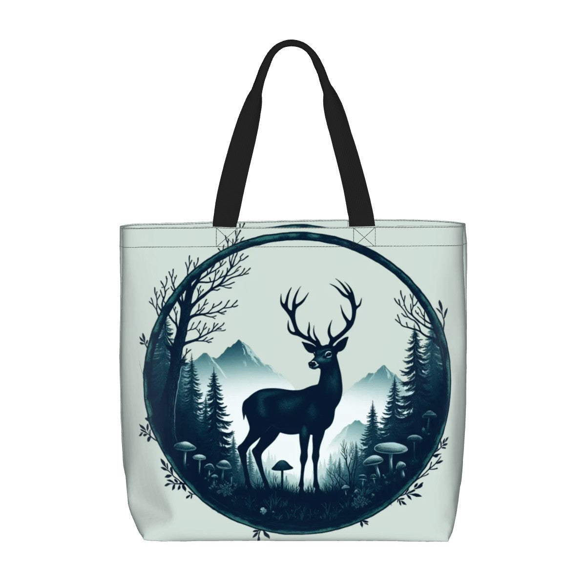 "Deer Grove" Nature Inspired Forest Deer Shoulder Bag