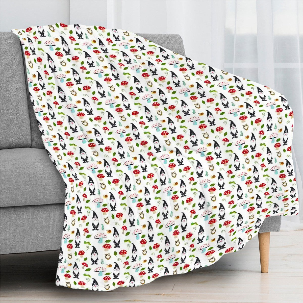 "Woodland Magic" Gnome Blankets - Rabbit Haven