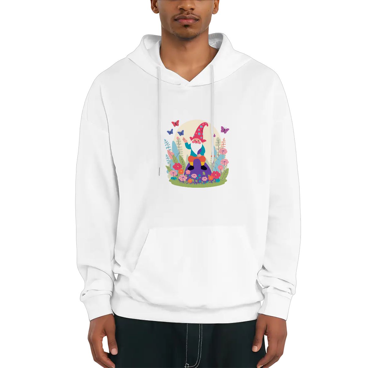 "Garden Keeper" Adult Hoodie Double-Sided Design - Rabbit Haven