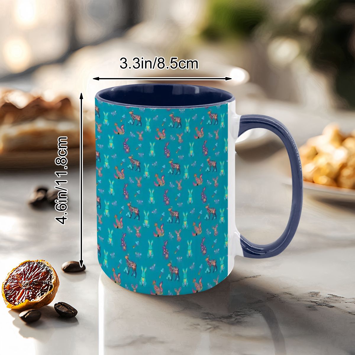 "Woodland Parade" 15oz Mug - Rabbit Haven