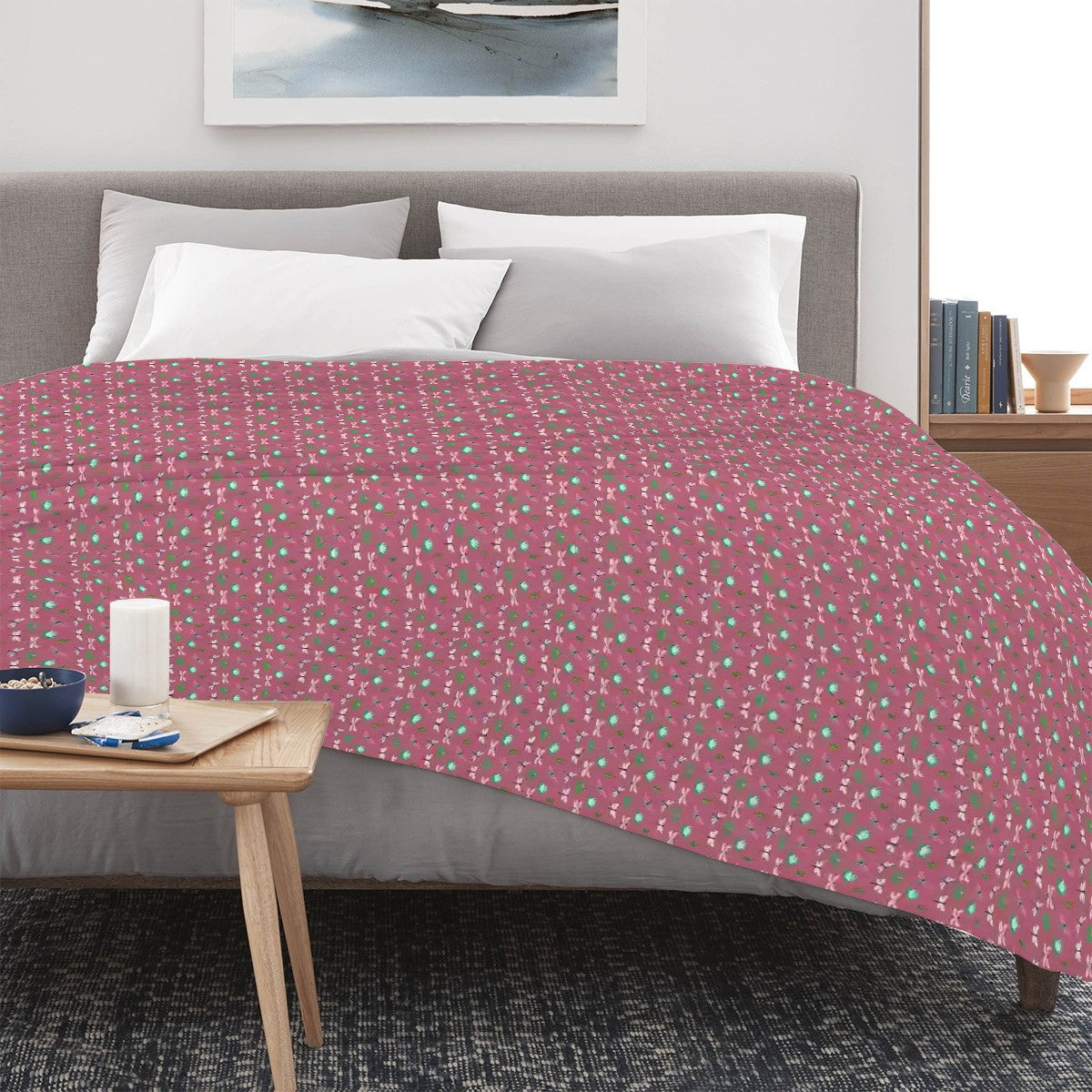 "Dragonfly Waltz" Blankets - Rabbit Haven