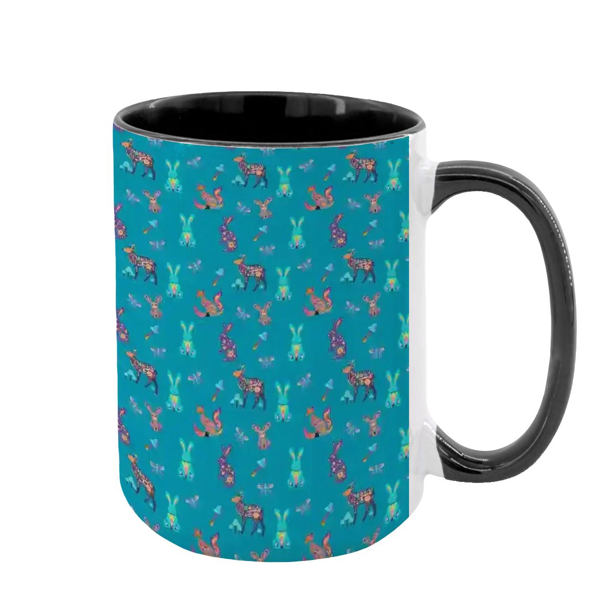 "Woodland Parade" 15oz Mug - Rabbit Haven