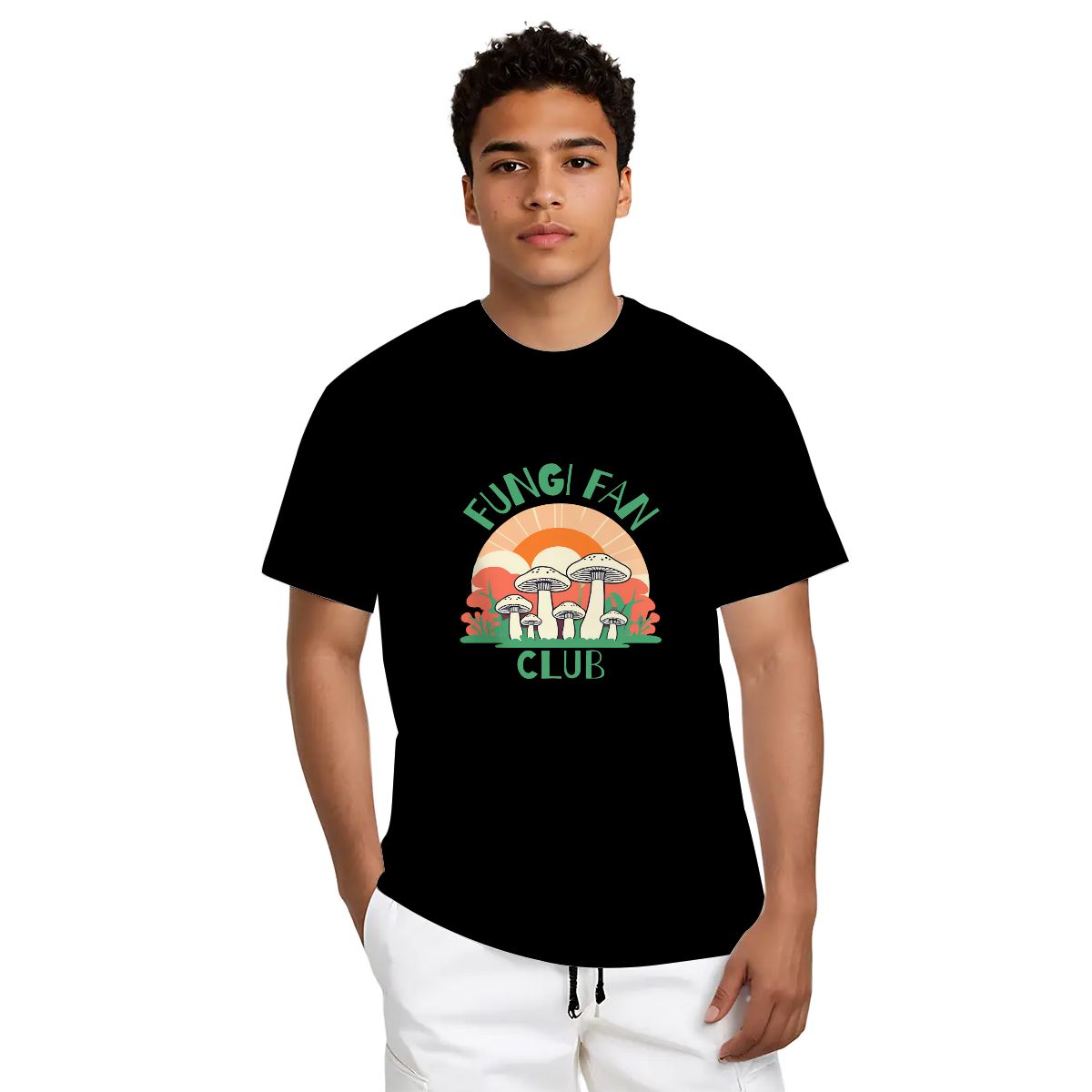 "Fungi Fan Club" Mushroom T-Shirt - Rabbit Haven