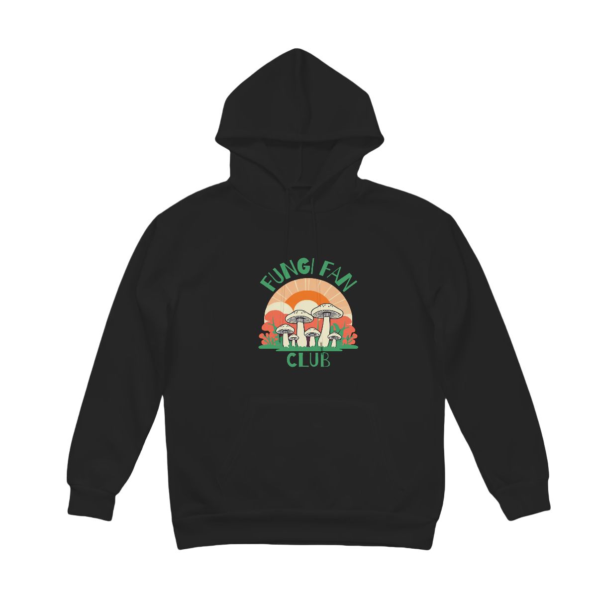 "Fungi Fan Club" Adult Mushroom Hoodie - Rabbit Haven