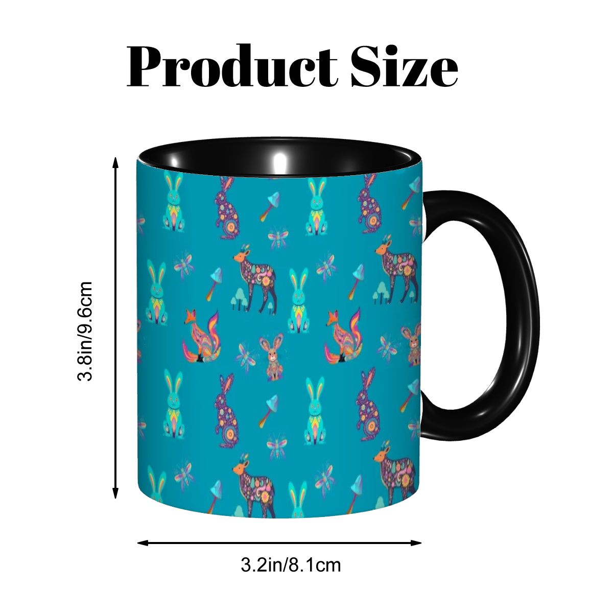 "Woodland Parade" 11oz Mug - Rabbit Haven