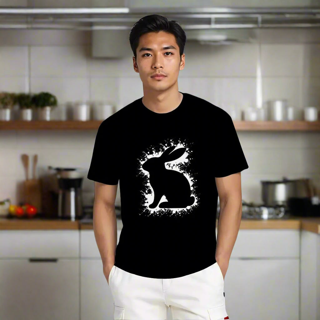 "Inkburst Rabbit" T-Shirt - Rabbit Haven