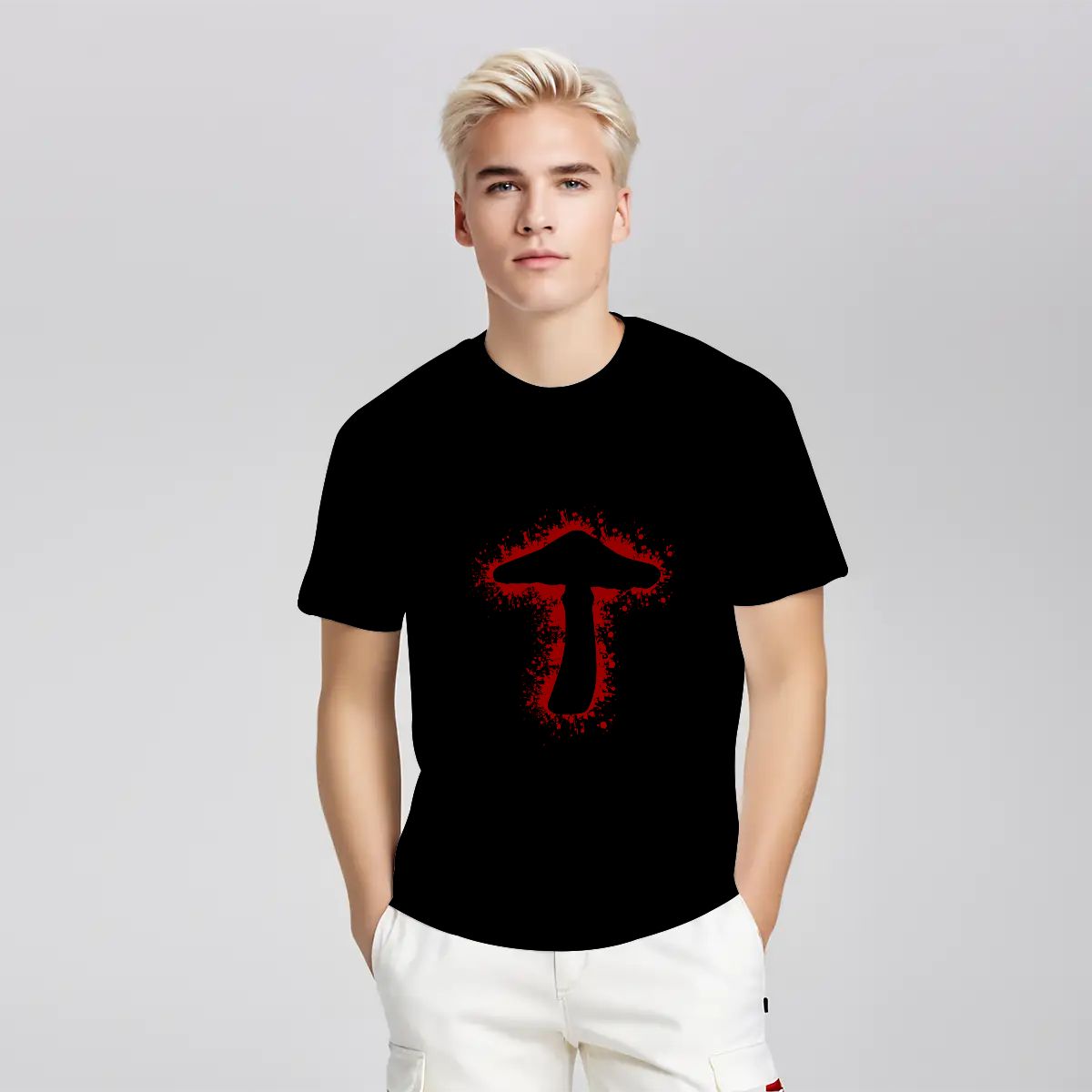 "Inkburst Mushroom" T-Shirt - Rabbit Haven