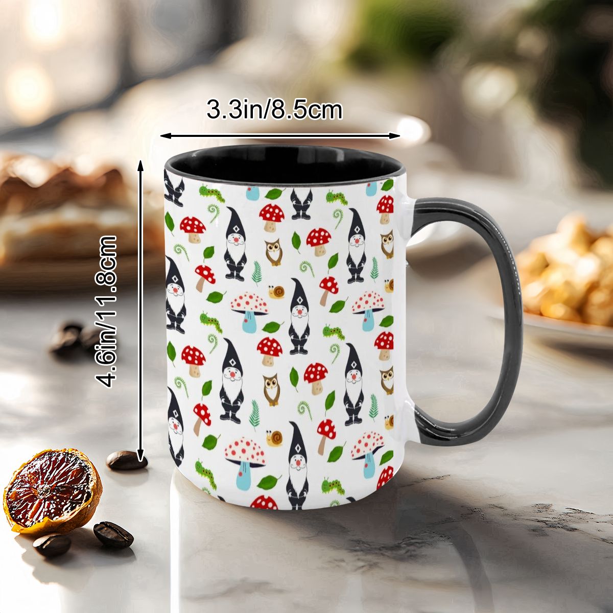 "Woodland Magic" 15oz Gnome Mug - Rabbit Haven