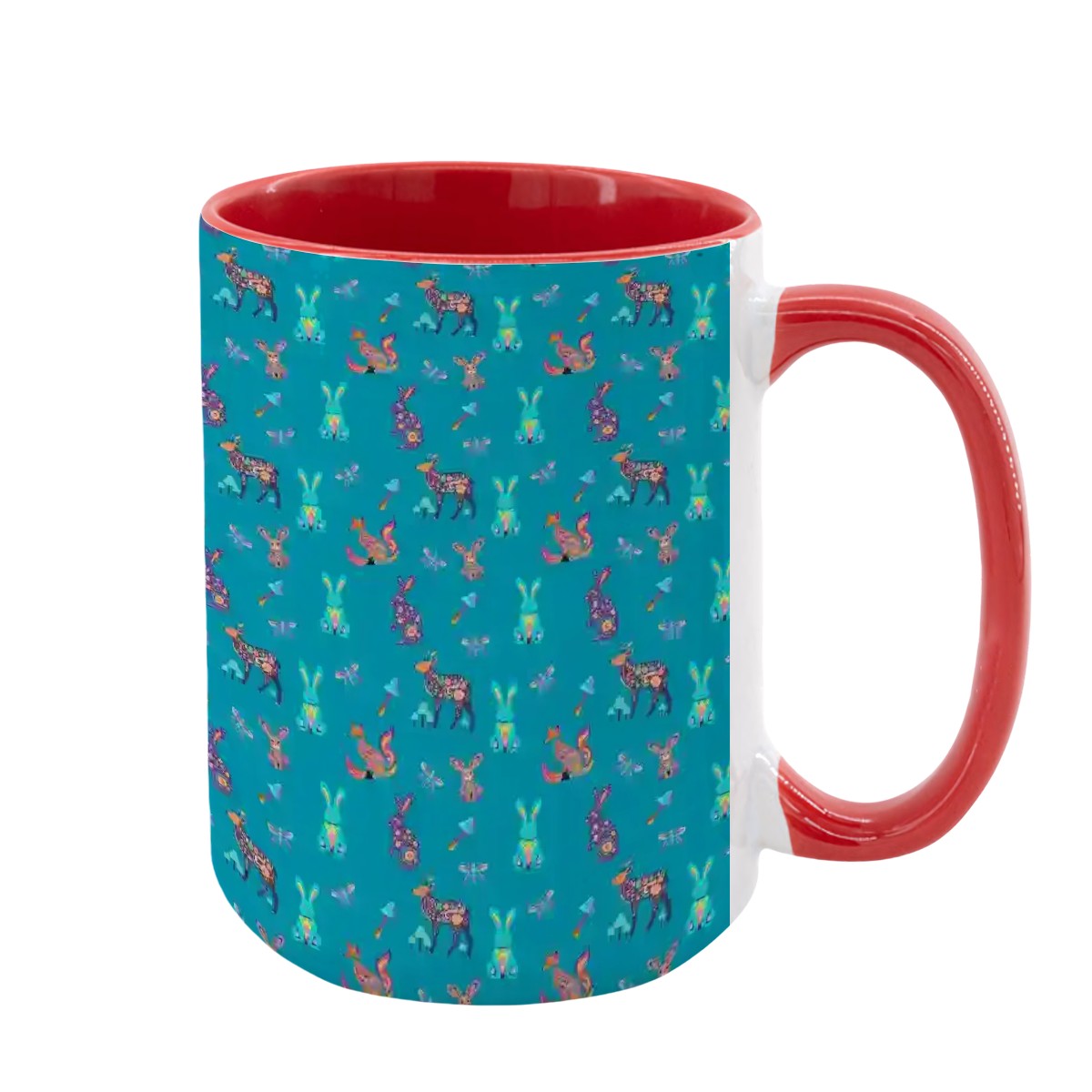 "Woodland Parade" 15oz Mug - Rabbit Haven