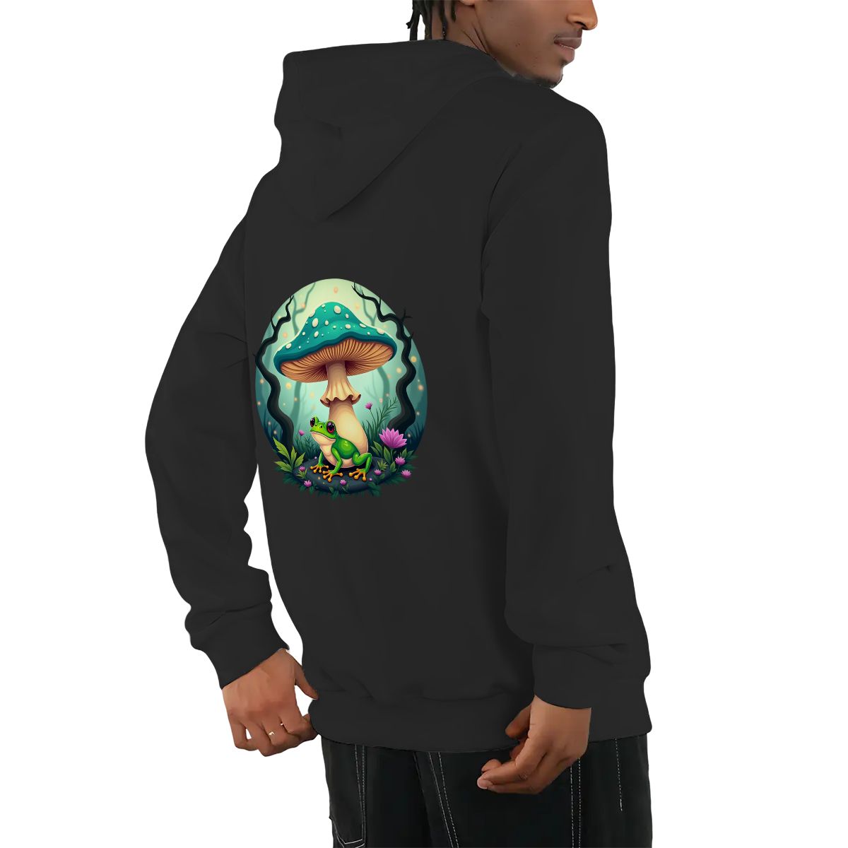 "Cap Guardian" Adult Hoodie Double-Sided Design - Rabbit Haven
