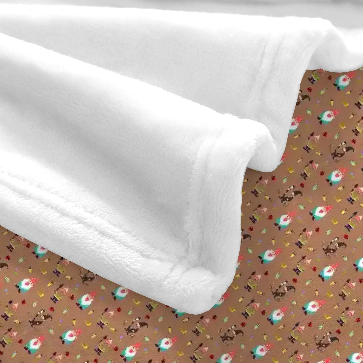"Gnome Trails" Brown Blankets - Rabbit Haven