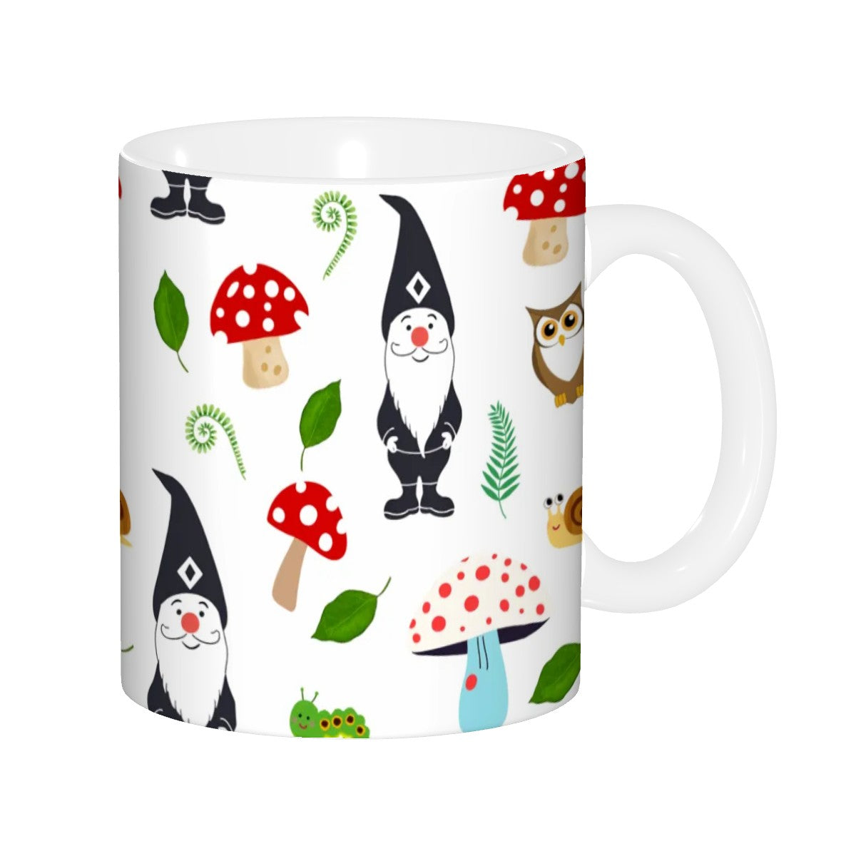 "Woodland Magic" 11oz Gnome Mug - Rabbit Haven
