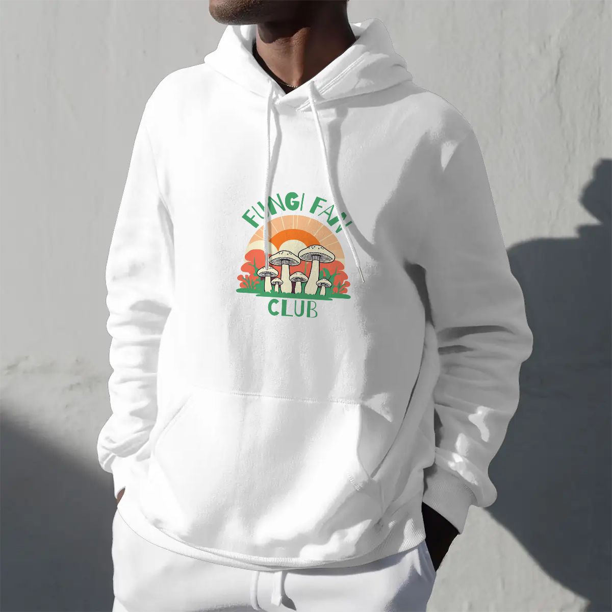 "Fungi Fan Club" Adult Mushroom Hoodie - Rabbit Haven
