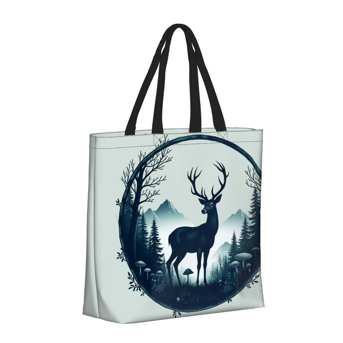 "Deer Grove" Nature Inspired Forest Deer Shoulder Bag