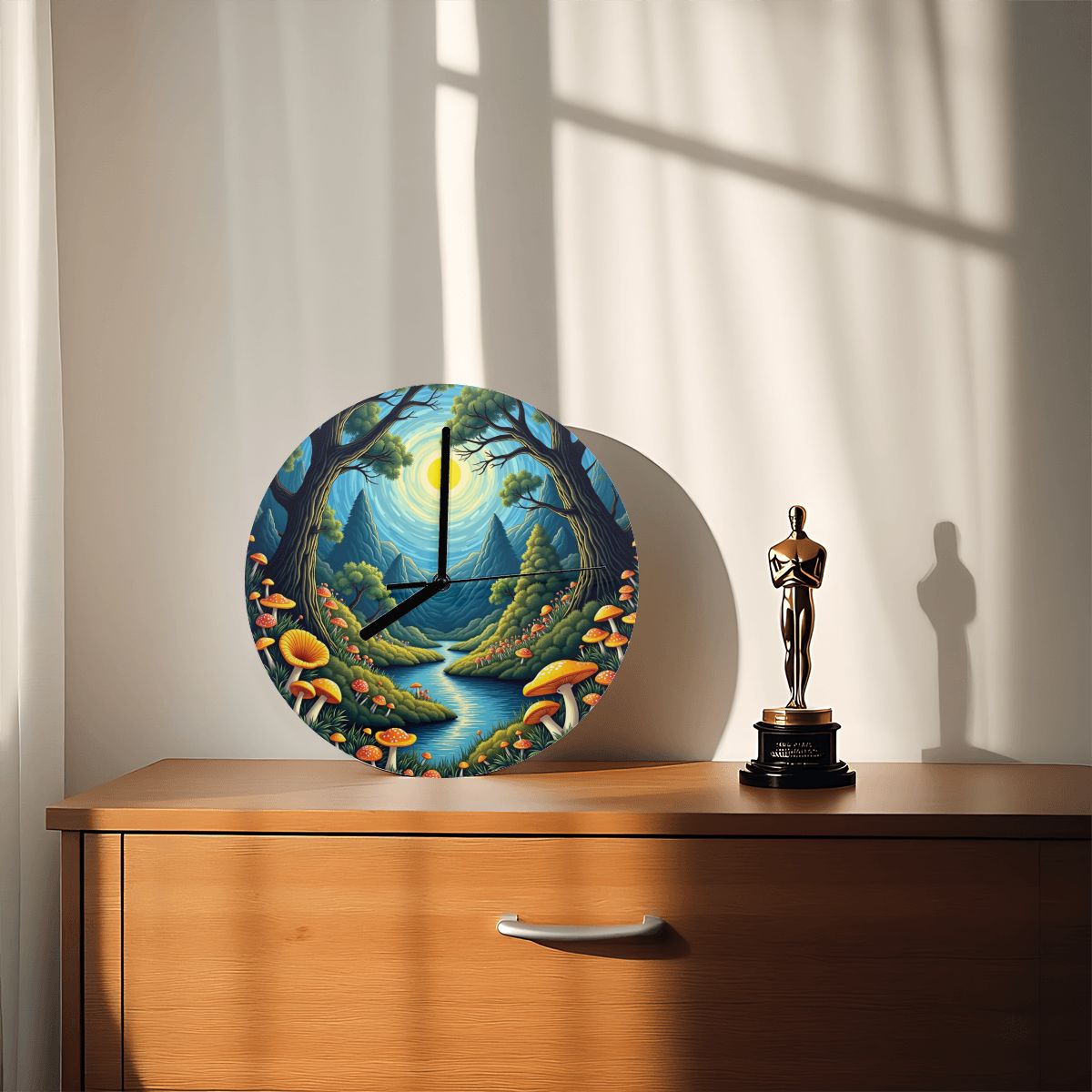 "Enchanted Forest" Woodland Wall Clock