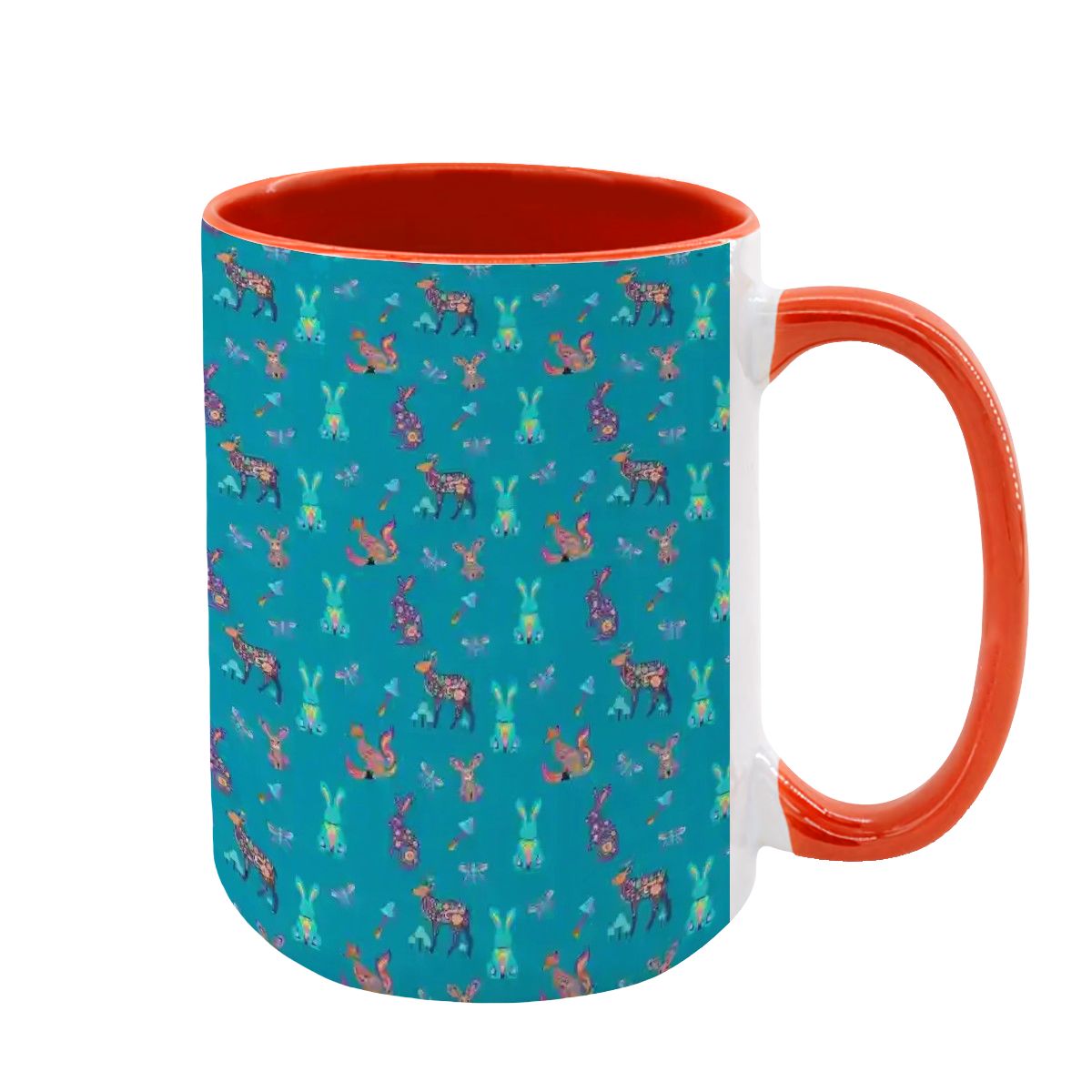 "Woodland Parade" 15oz Mug - Rabbit Haven