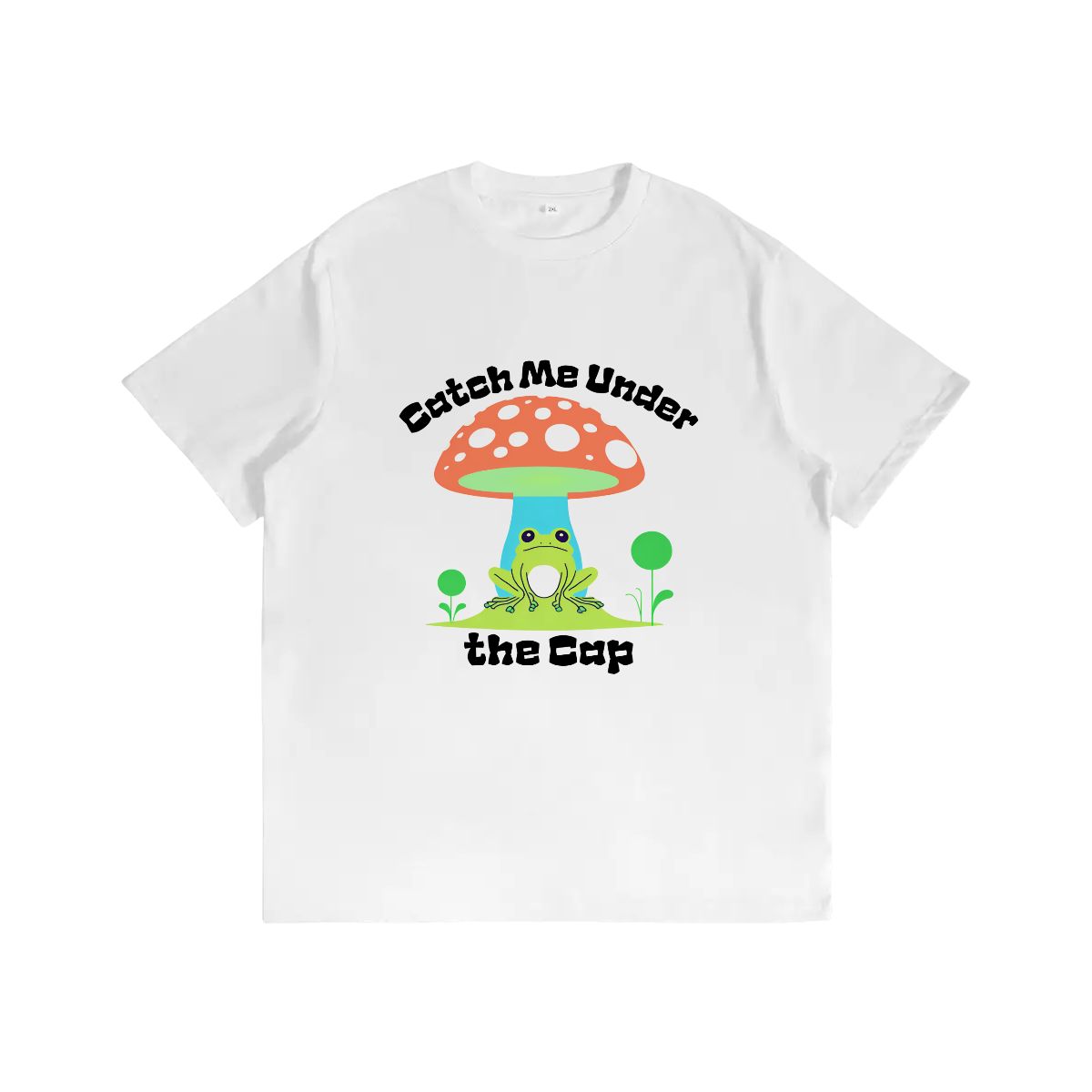 "Catch Me Under the Cap" Mushroom and Frog T-Shirt - Rabbit Haven