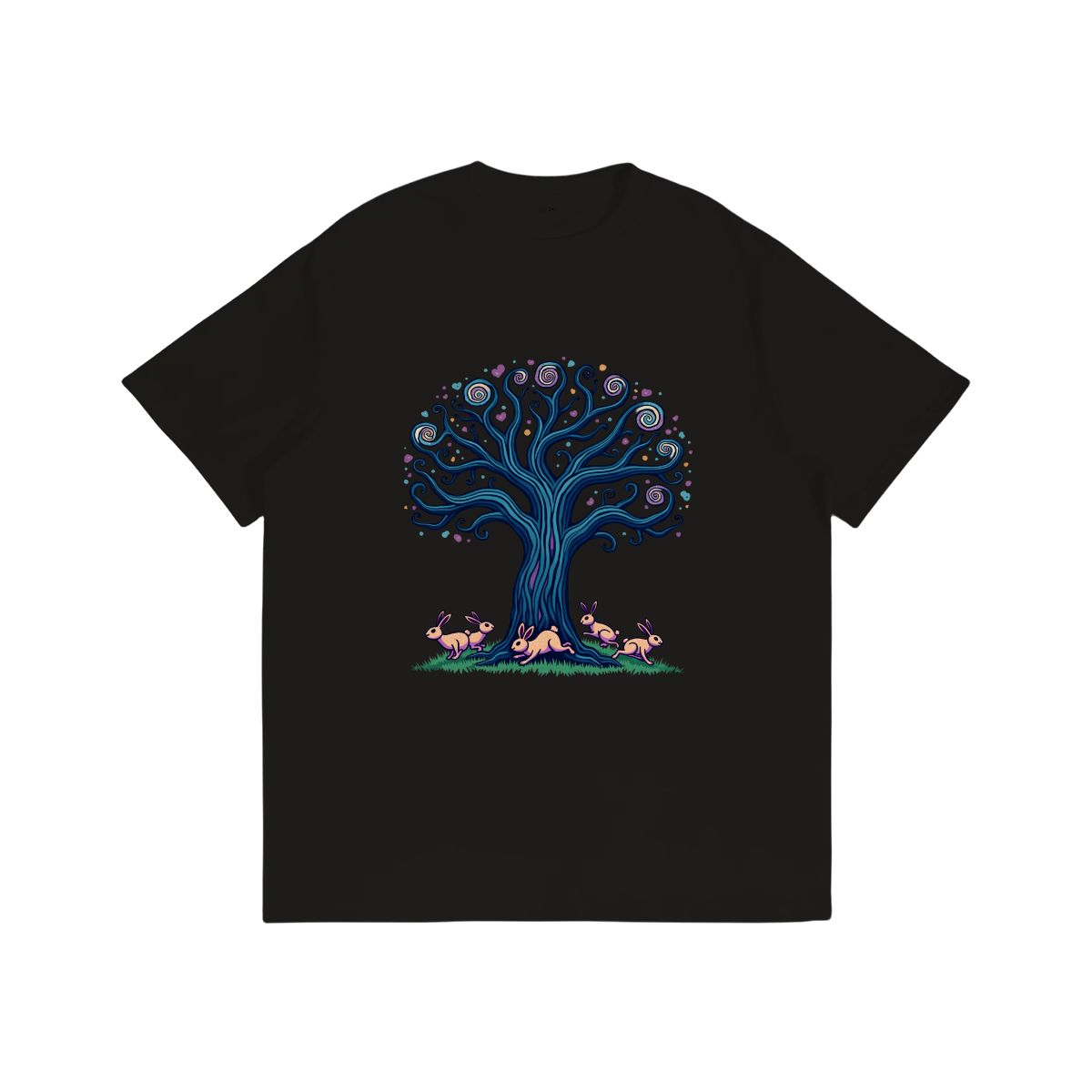 "Bunny Spiral" Rabbit T-Shirt - Rabbit Haven