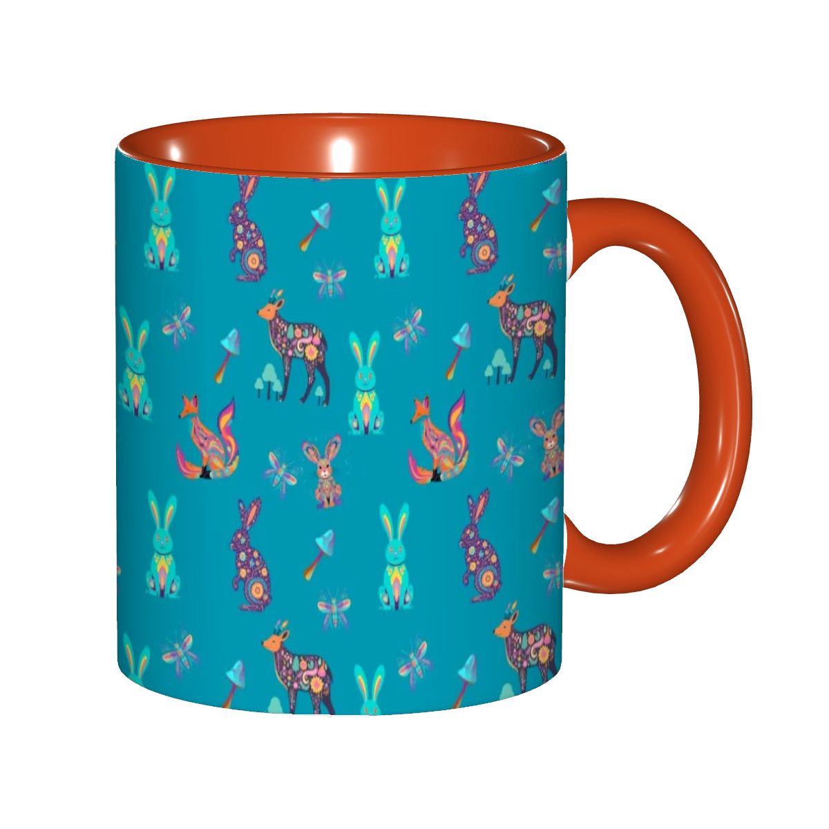 "Woodland Parade" 11oz Mug - Rabbit Haven