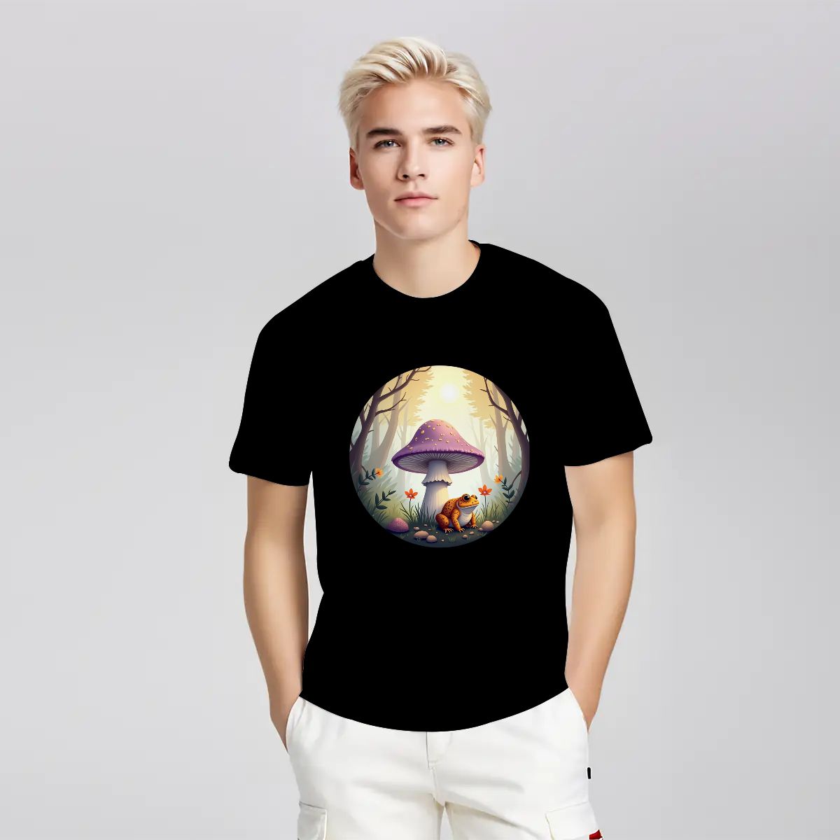 "Toadstool Dreams" Mushroom & Toad T-Shirt - Rabbit Haven