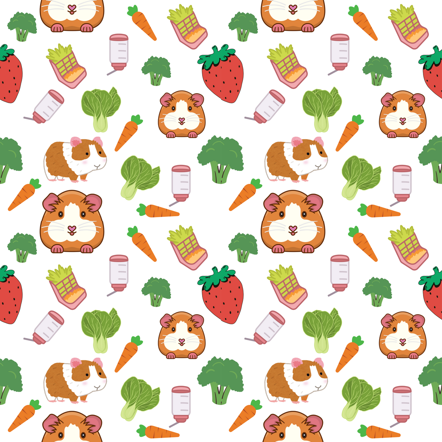 "Guinea Pig Picnic" Blankets - Rabbit Haven