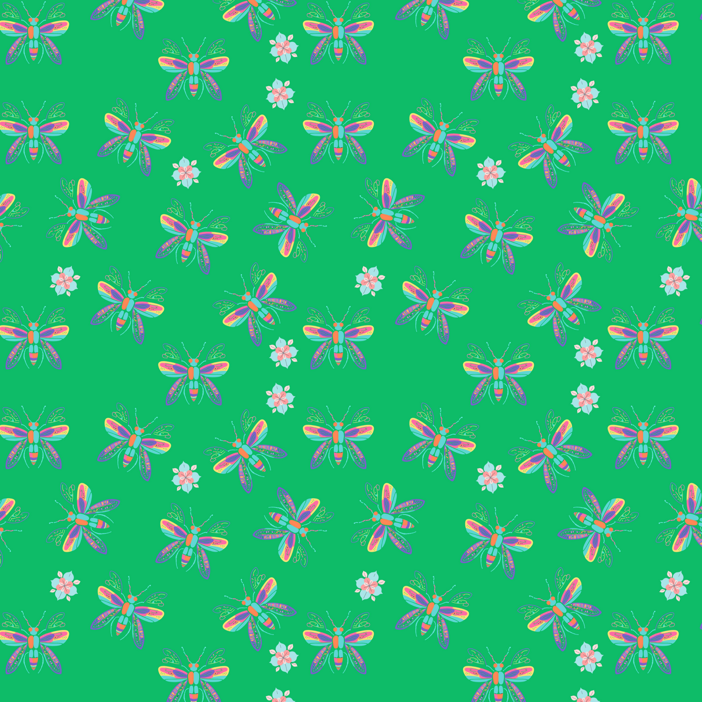 "Iridescent Flight" Green Blankets - Rabbit Haven