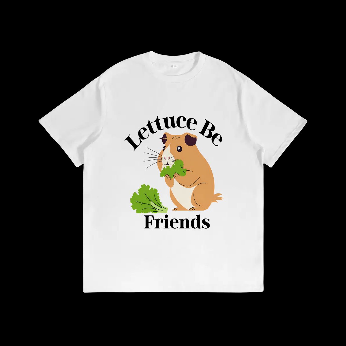 "Lettuce Be Friends" Guinea Pig T-shirt - Rabbit Haven