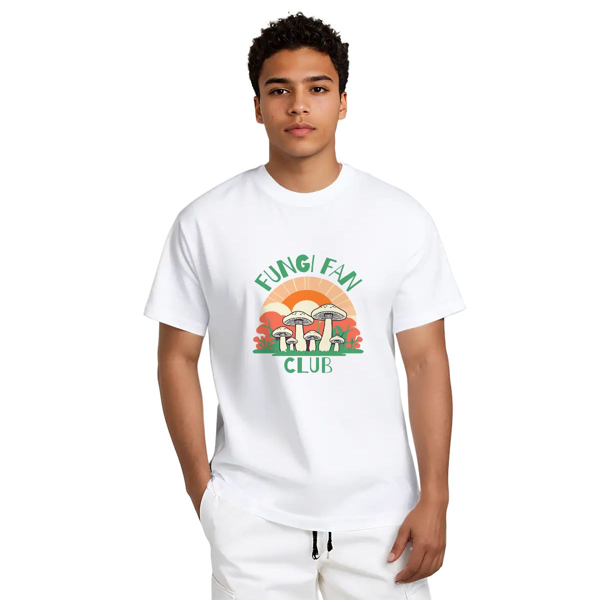 "Fungi Fan Club" Mushroom T-Shirt - Rabbit Haven