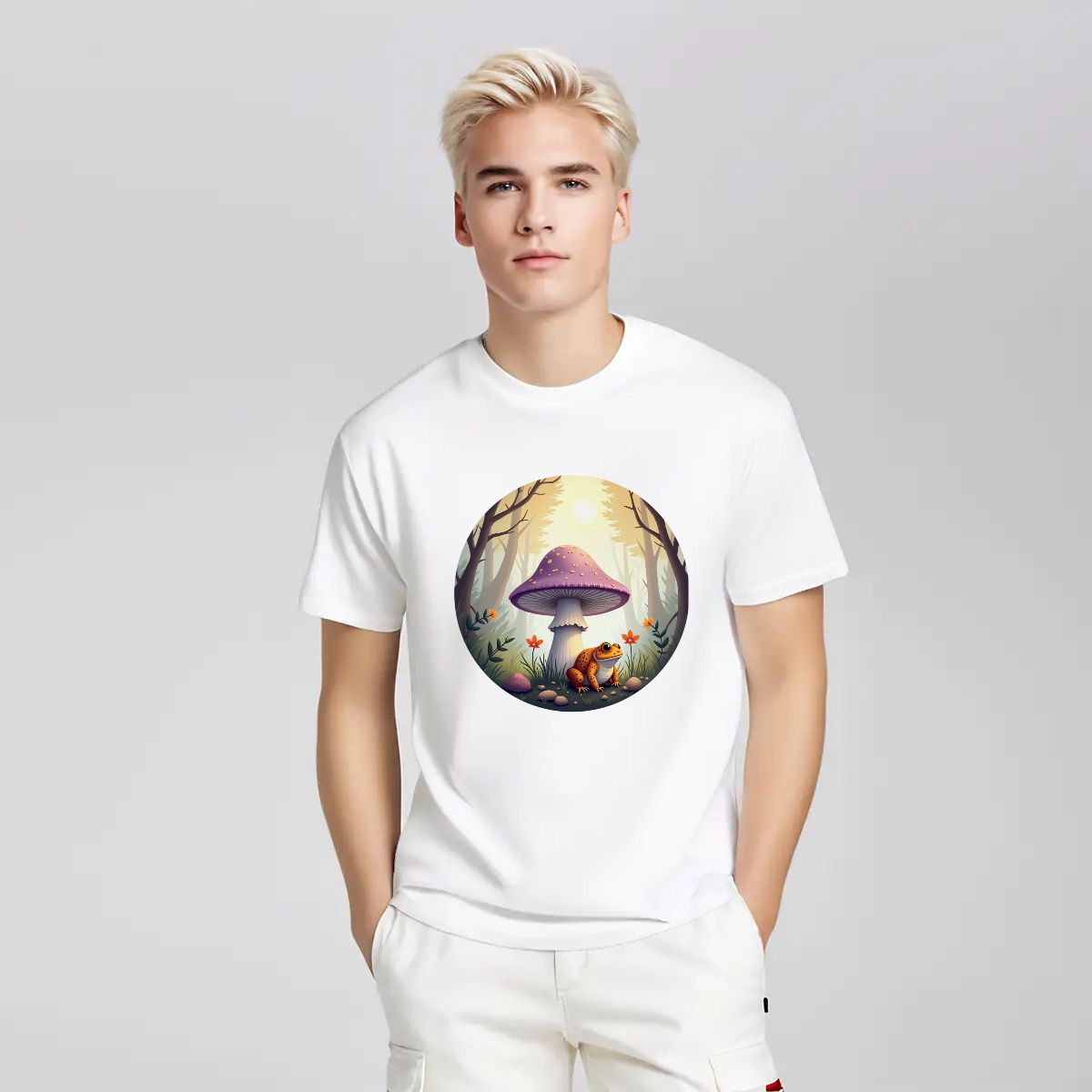 "Toadstool Dreams" Mushroom & Toad T-Shirt - Rabbit Haven