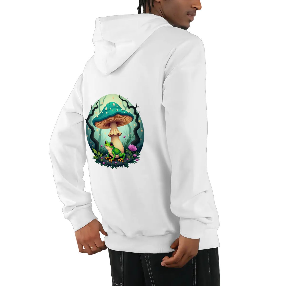 "Cap Guardian" Adult Hoodie Double-Sided Design - Rabbit Haven