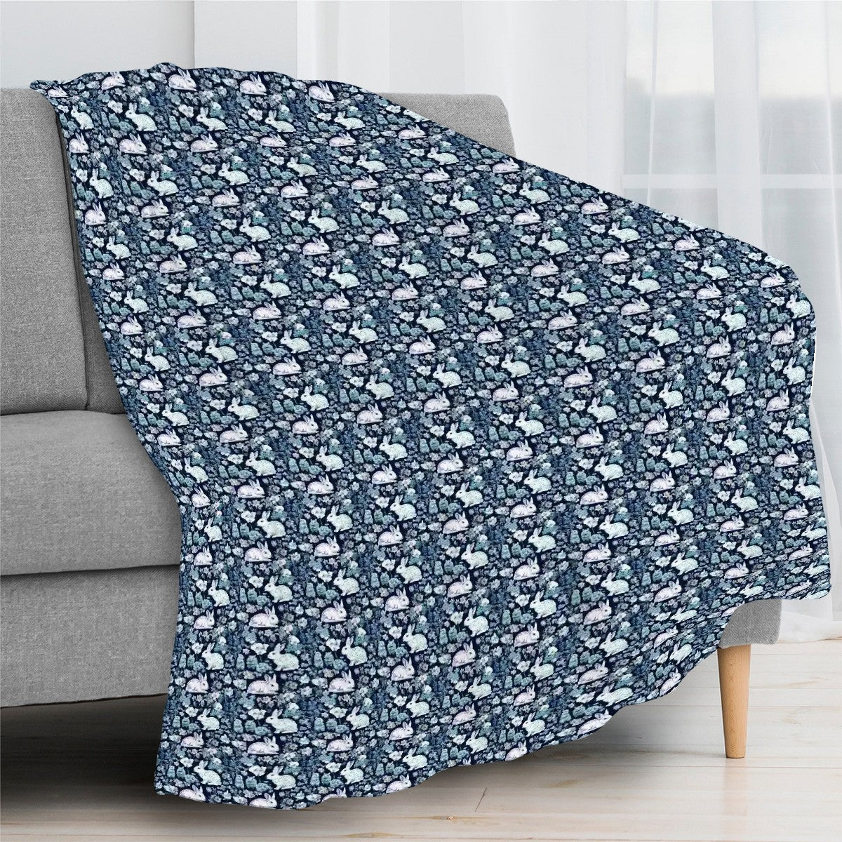 "Moonlit Meadow" Rabbit Blankets - Rabbit Haven
