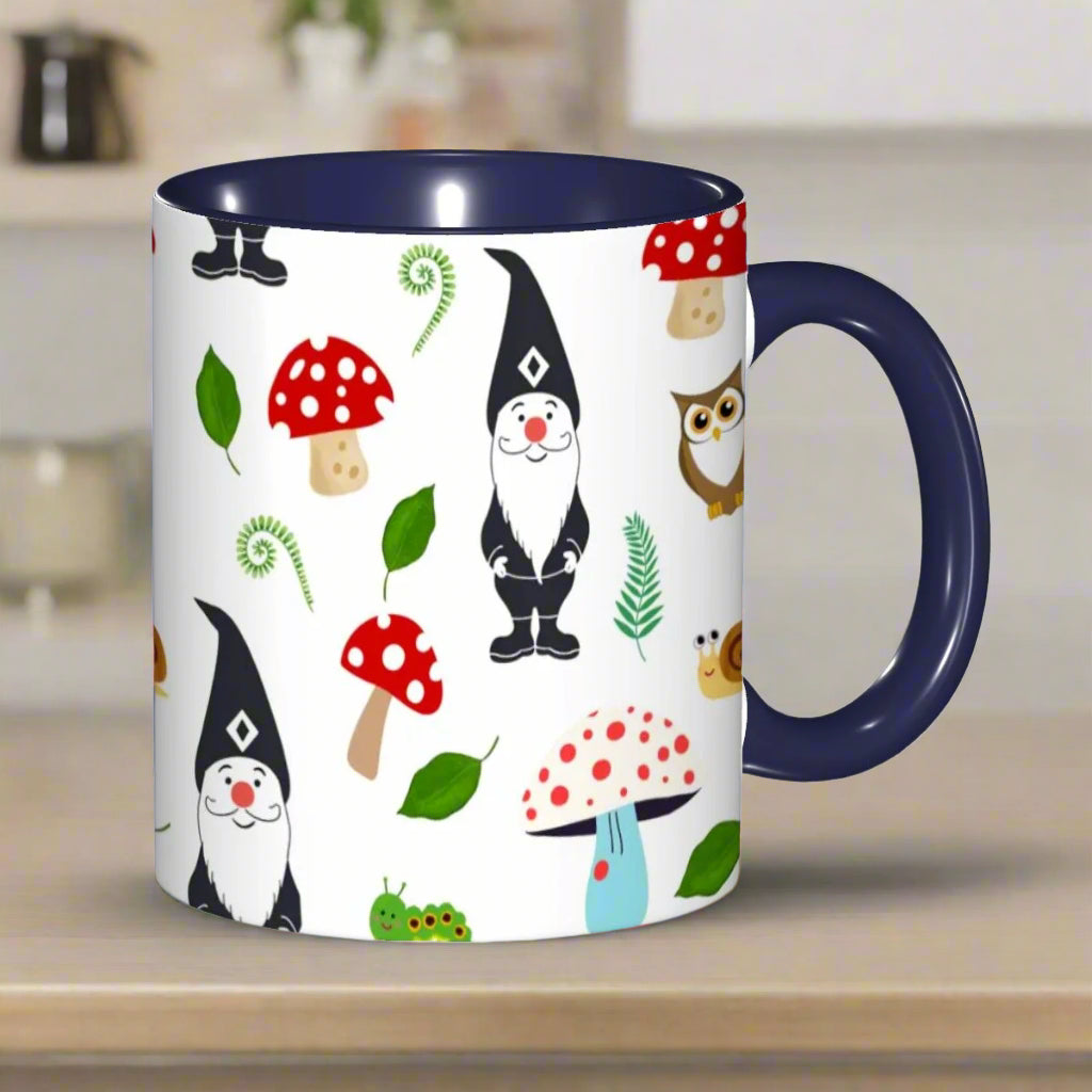 "Woodland Magic" 11oz Gnome Mug - Rabbit Haven