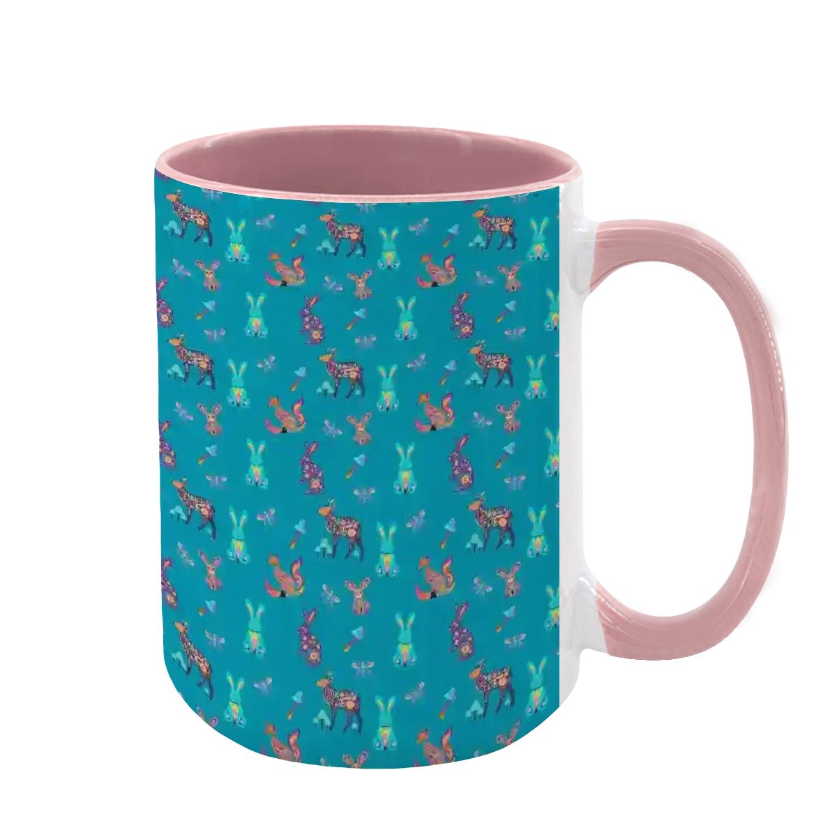 "Woodland Parade" 15oz Mug - Rabbit Haven